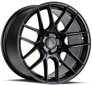 Aodhan AH-X Matte Black 19x9.5 +35 5x112 73.1mm - Wheelwiz