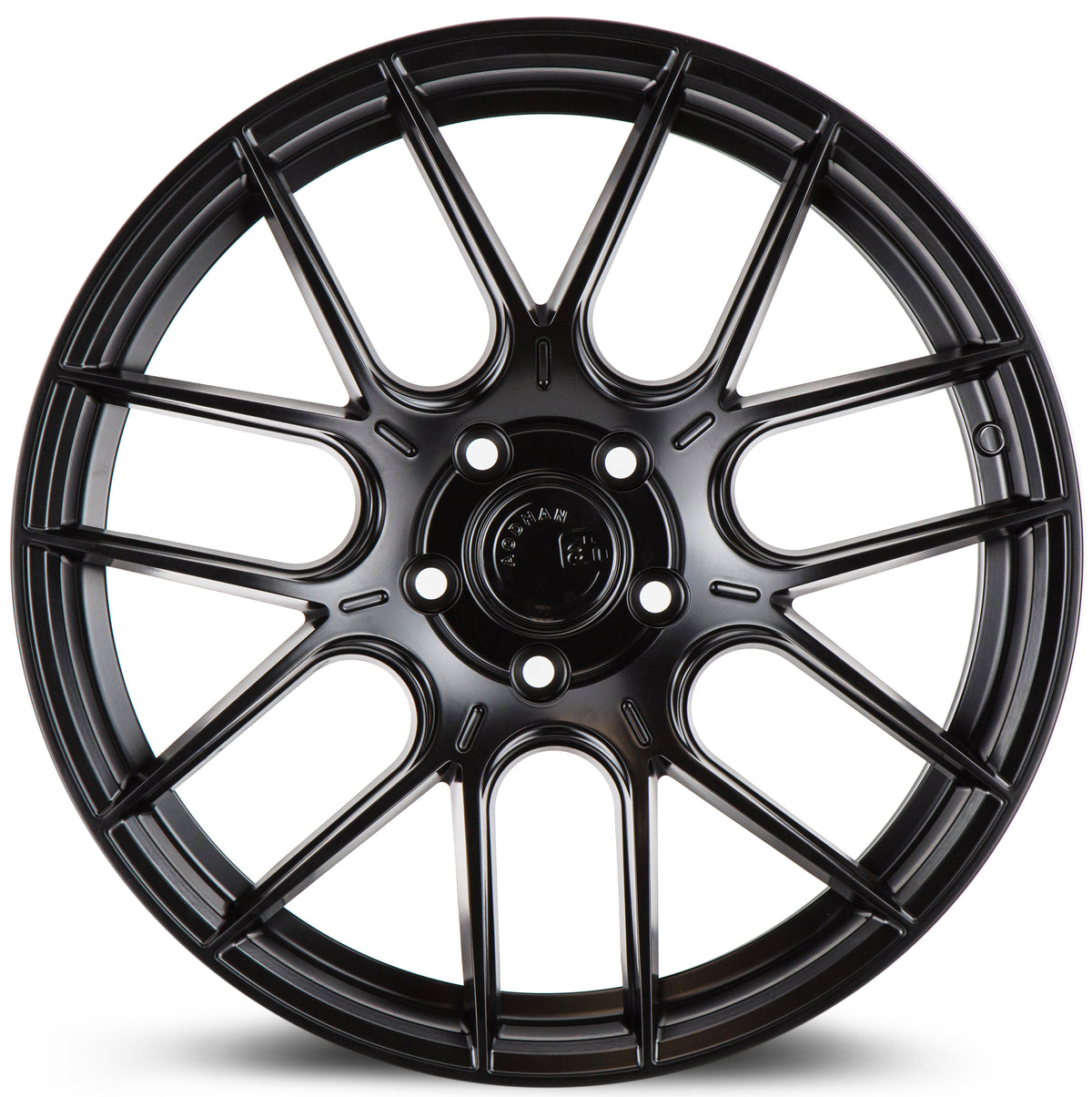 Aodhan AH-X Matte Black 19x9.5 +35 5x120 72.6mm - Wheelwiz