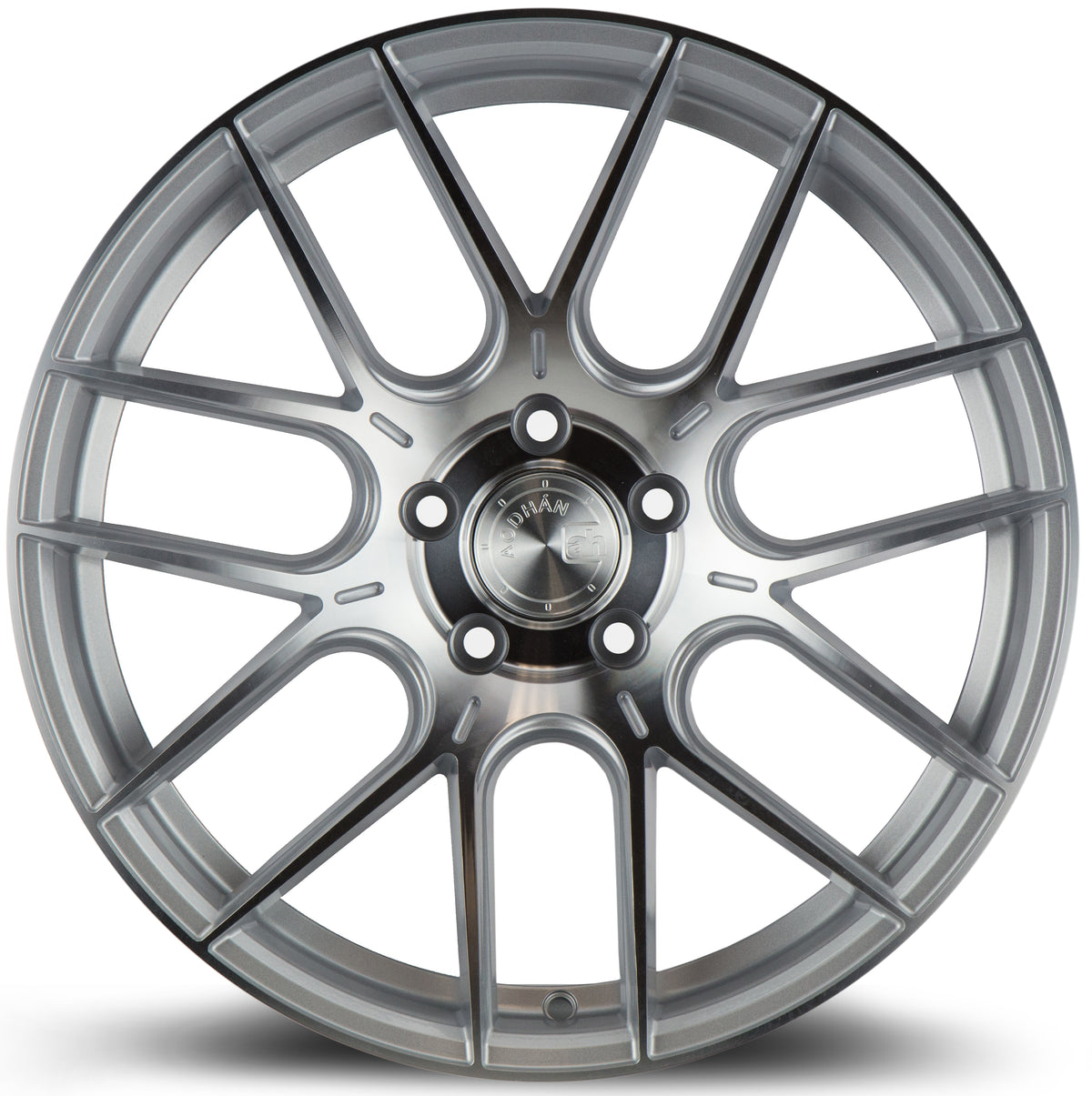 Aodhan AH-X Gloss Silver Machined Face 19x9.5 +35 5x114.3 73.1mm - Wheelwiz