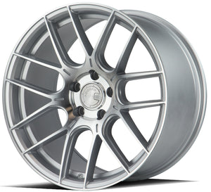 Aodhan AH-X Gloss Silver Machined Face 19x9.5 +35 5x112 73.1mm - Wheelwiz