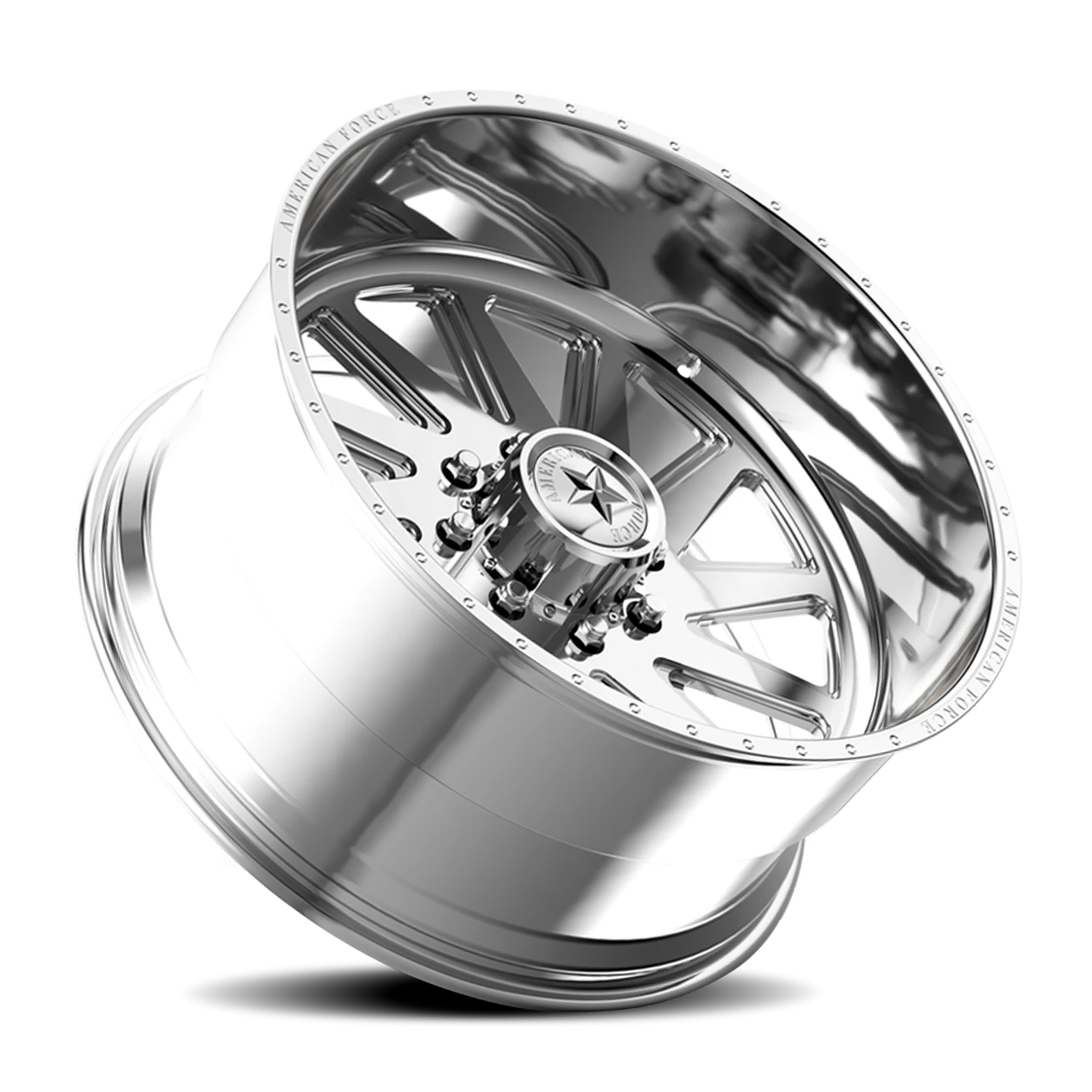 American Force G28 AKA SS Polished 20x12 -40 8x180mm 124mm - Wheelwiz