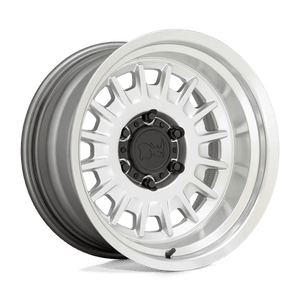 Black Rhino ALISO Gloss Silver W/ Mirror Cut 17x8.5 -10 6x139.7mm 106.1mm - Wheelwiz