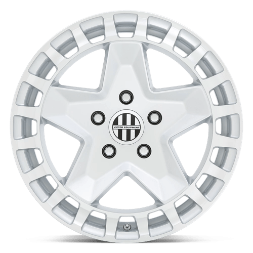 Victor Equipment ALPEN Gloss White 17x8 +10 5x130mm 71.5mm - Wheelwiz