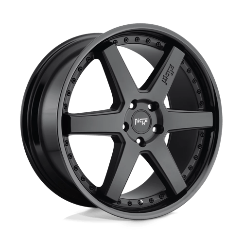 Niche M192 ALTAIR Gloss Black Matte Black 19x10 +40 5x114.3mm 72.6mm - Wheelwiz