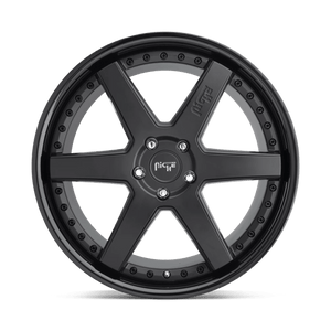 Niche M192 ALTAIR Gloss Black Matte Black 22x10 +25 6x139.7mm 78.1mm - Wheelwiz