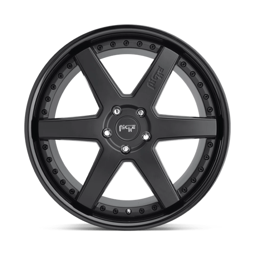 Niche M192 ALTAIR Gloss Black Matte Black 18x9.5 +35 5x120mm 72.6mm - Wheelwiz