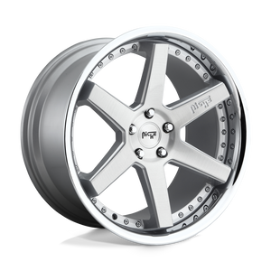 Niche M193 ALTAIR Gloss Silver 20x9 +35 5x114.3mm 72.6mm - WheelWiz