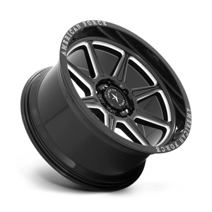 American Force AC002 TRAIL Gloss Black Milled 22x10 -18 6x135mm 87.1mm - WheelWiz