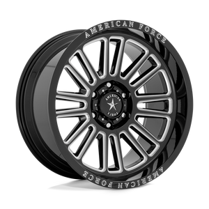 American Force AC003 WEAPON Gloss Black Milled 22x10 -18 6x139.7mm 78.1mm - WheelWiz