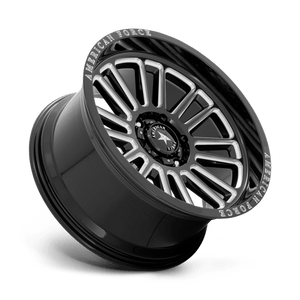 American Force AC003 WEAPON Gloss Black Milled 22x10 -18 6x135mm 87.1mm - WheelWiz