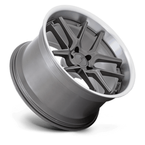 American Racing AR942 BISHOP Matte Gunmetal W/ Machined Lip 20x9.5 +15 5x115mm 71.5mm - Wheelwiz