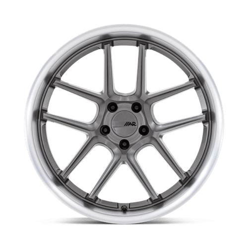 American Racing AR942 BISHOP Matte Gunmetal W/ Machined Lip 20x11 +22 5x115mm 71.5mm