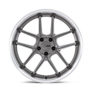 American Racing AR942 BISHOP Matte Gunmetal W/ Machined Lip 20x11 +22 5x115mm 71.5mm