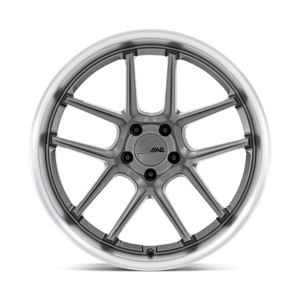 American Racing AR942 BISHOP Matte Gunmetal W/ Machined Lip 20x11 +22 5x115mm 71.5mm - Wheelwiz