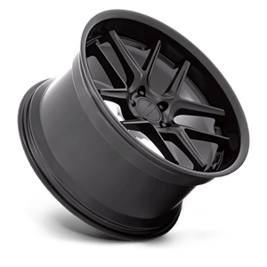 American Racing AR942 BISHOP Matte Black W/ Gloss Black Lip 20x11 +22 5x115mm 71.5mm - Wheelwiz