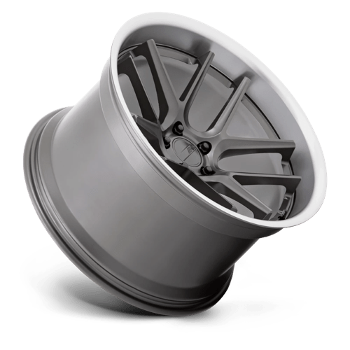 American Racing AR942 BISHOP Matte Gunmetal W/ Machined Lip 20x12 +6 5x115mm 71.5mm - Wheelwiz