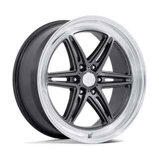 American Racing AR953 GROOVE 6 DRAG Anthracite W/ Diamond Cut Lip 22x9.5 +25 6x135mm 87.1mm