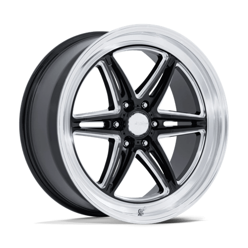 American Racing AR953 GROOVE 6 DRAG Gloss Black Milled W/ Dc Lip 17x10 +38 6x135mm 87.1mm - Wheelwiz