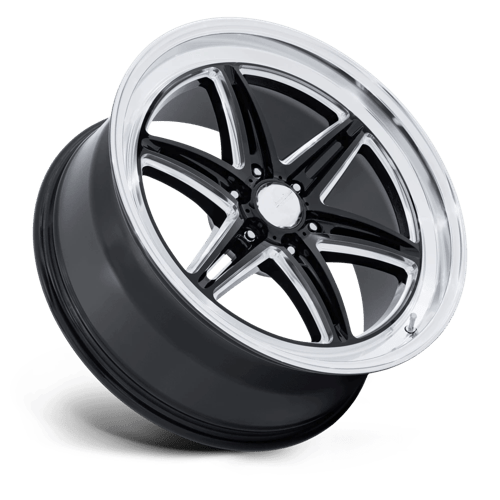 American Racing AR953 GROOVE 6 DRAG Gloss Black Milled W/ Dc Lip 22x9.5 +25 6x135mm 87.1mm - Wheelwiz