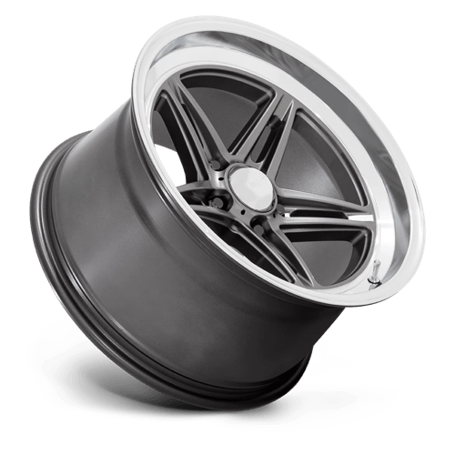 American Racing VN514 GROOVE Anthracite W/ Diamond Cut Lip 18x10 0 5x120.65mm 72.6mm - Wheelwiz