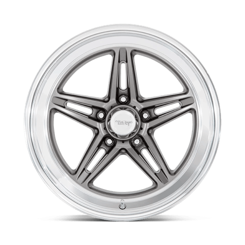 American Racing VN514 GROOVE Anthracite W/ Diamond Cut Lip 18x8 0 5x127mm 78.1mm - Wheelwiz