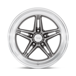 American Racing VN514 GROOVE Anthracite W/ Diamond Cut Lip 18x10 0 5x127mm 78.1mm - Wheelwiz
