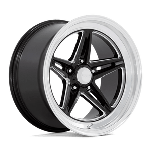 American Racing VN514 GROOVE Gloss Black W/ Diamond Cut Lip 18x7 0 5x120.65mm 72.6mm