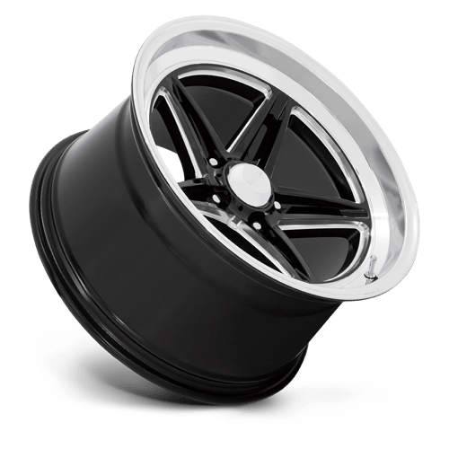 American Racing VN514 GROOVE Gloss Black W/ Diamond Cut Lip 18x10 0 5x114.3mm 72.6mm - Wheelwiz