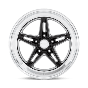 American Racing VN514 GROOVE Gloss Black W/ Diamond Cut Lip 18x7 0 5x120.65mm 72.6mm