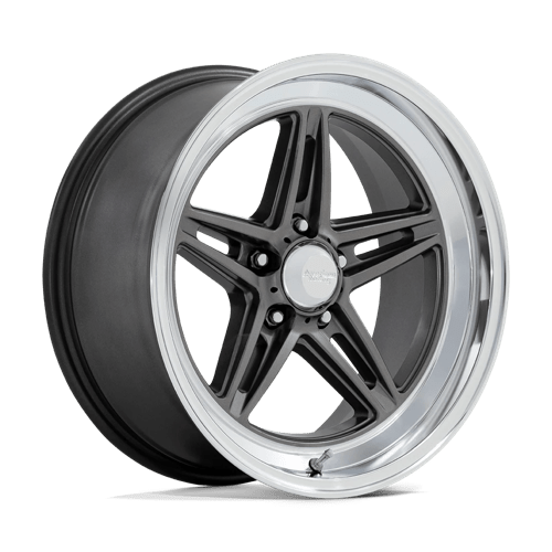 American Racing VN514 GROOVE Anthracite W/ Diamond Cut Lip 18x10 +12 5x120.65mm 72.6mm - Wheelwiz