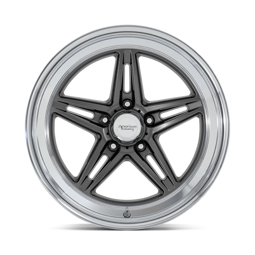American Racing VN514 GROOVE Anthracite W/ Diamond Cut Lip 20x10 -20 5x120.65mm 72.6mm