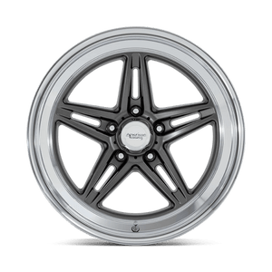 American Racing VN514 GROOVE Anthracite W/ Diamond Cut Lip 20x8.5 +6 5x120.65mm 72.6mm - Wheelwiz