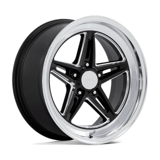 American Racing VN514 GROOVE Gloss Black W/ Diamond Cut Lip 20x8.5 +6 5x120.65mm 72.6mm