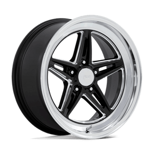 American Racing VN514 GROOVE Gloss Black W/ Diamond Cut Lip 18x10 +12 5x114.3mm 72.6mm - Wheelwiz