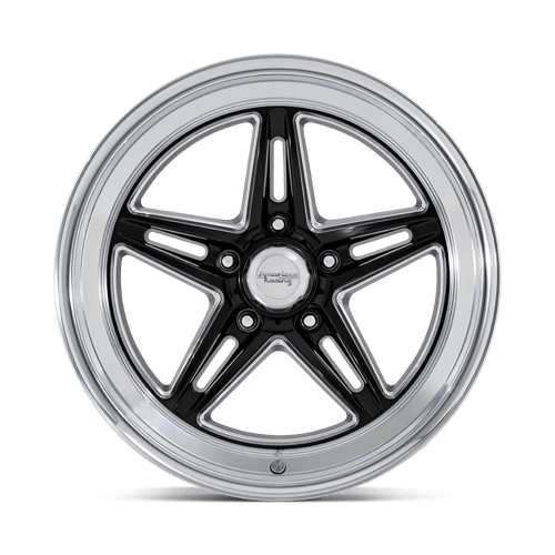 American Racing VN514 GROOVE Gloss Black W/ Diamond Cut Lip 20x10 -20 5x120.65mm 72.6mm - Wheelwiz