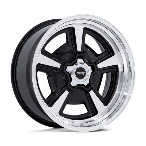 American Racing VN517 MARAUDER Gloss Black Mch W/ Dia-cut Lip 22x10 +6 5x120.65mm 72.6mm - Wheelwiz