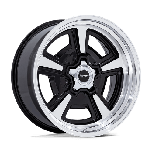 American Racing VN517 MARAUDER Gloss Black Mch W/ Dia-cut Lip 18x9 0 5x139.7mm 87.1mm - Wheelwiz