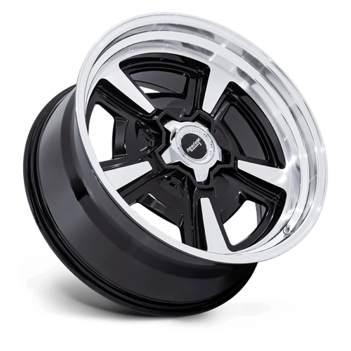 American Racing VN517 MARAUDER Gloss Black Mch W/ Dia-cut Lip 22x10 +6 Custom 72.6mm
