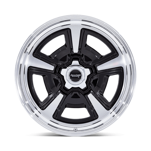 American Racing VN517 MARAUDER Gloss Black Mch W/ Dia-cut Lip 22x10 +6 5x120.65mm 72.6mm