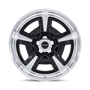 American Racing VN517 MARAUDER Gloss Black Mch W/ Dia-cut Lip 22x9 +6 5x127mm 78.1mm - Wheelwiz