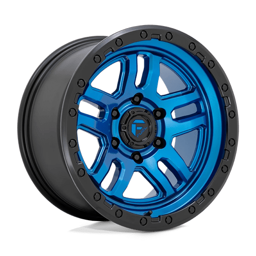 Fuel Offroad D790 AMMO Blue W/ Black Lip 17x9 -12 5x127mm 71.5mm - Wheelwiz