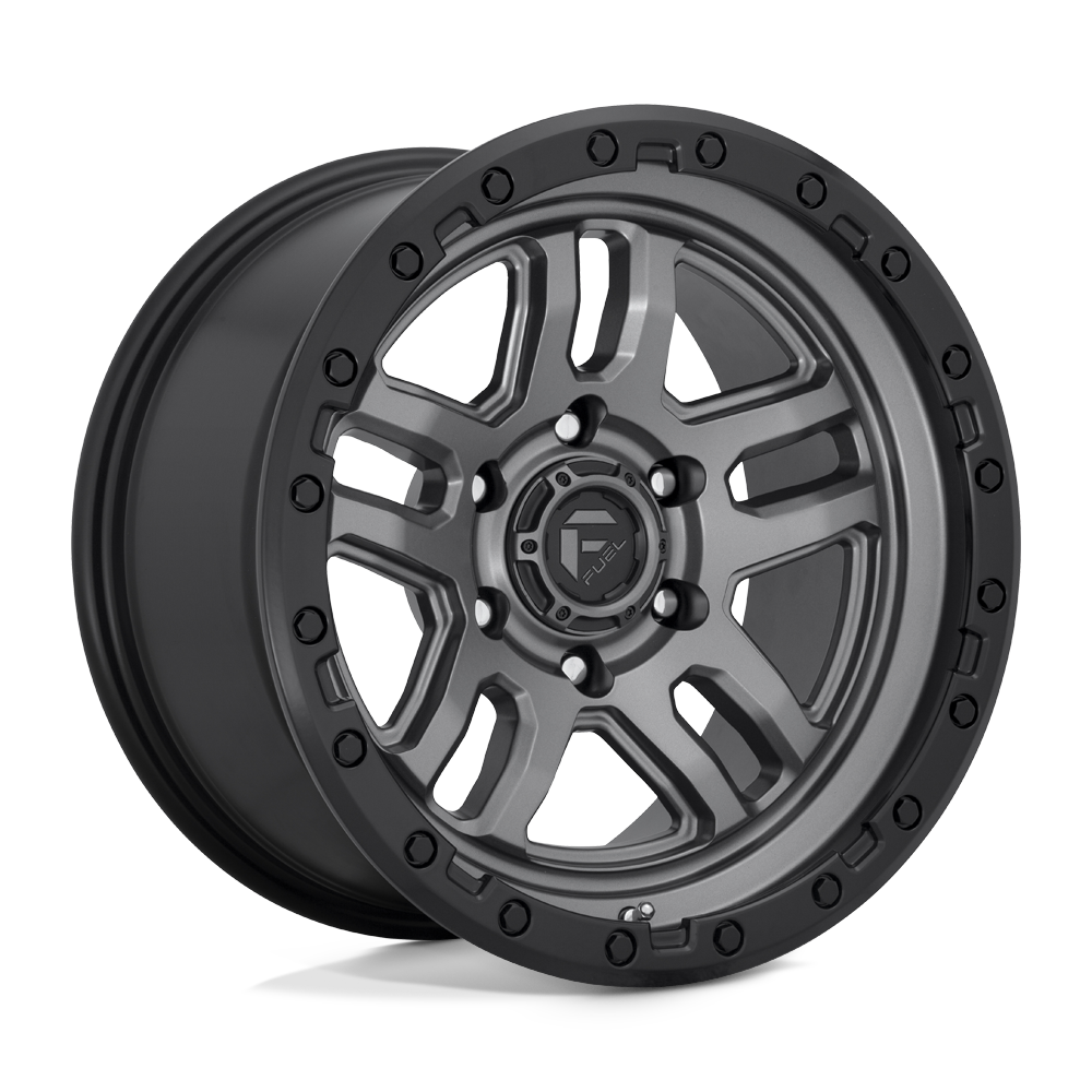 Fuel Offroad D701 AMMO Matte Gun Metal Black Bead Ring 20x9 +20 5x127mm 71.5mm - WheelWiz