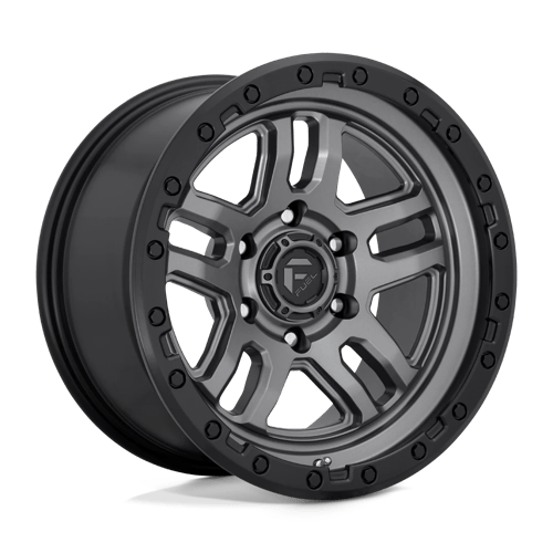 Fuel Offroad D701 AMMO Matte Gunmetal Black Bead Ring 20x9 +1 6x114.3mm 66.1mm - Wheelwiz