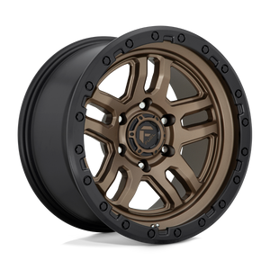 Fuel Offroad D702 AMMO Matte Bronze Black Bead Ring 20x9 +20 5x127mm 71.5mm - WheelWiz