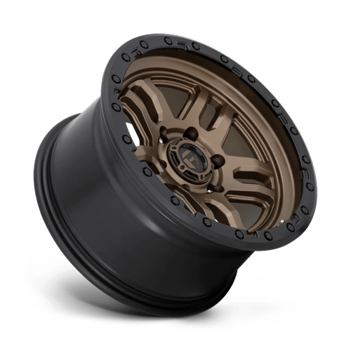 Fuel Offroad D702 AMMO Matte Bronze Black Bead Ring 18x9 +1 6x139.7mm 106.1mm - Wheelwiz