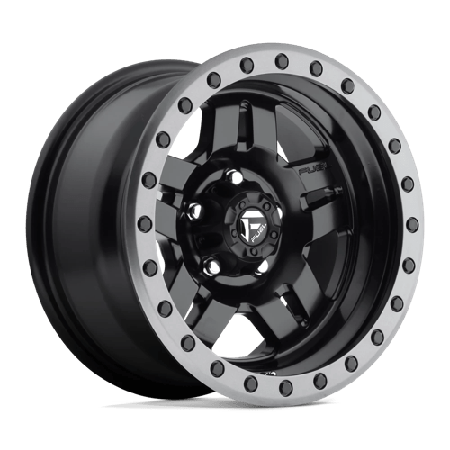 Fuel Offroad D557 ANZA Matte Black Gun Metal Ring 15x8 -18 5x114.3mm 72.6mm - Wheelwiz