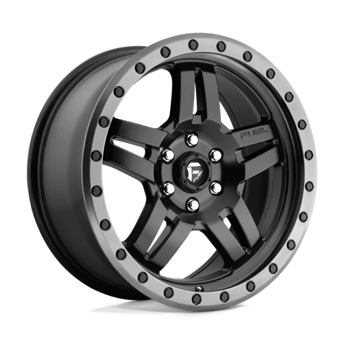 Fuel Offroad D557 ANZA Matte Black Gun Metal Ring 18x8 +27 6x120mm 67.1mm - Wheelwiz