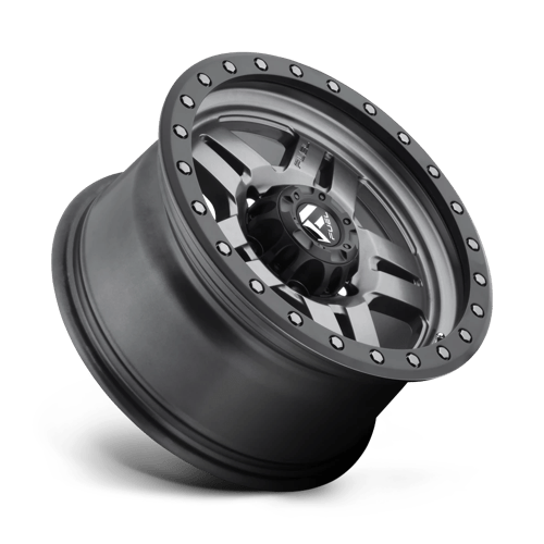 Fuel Offroad D558 ANZA Matte Gunmetal Black Bead Ring 16x8 +1 6x139.7mm 108mm - Wheelwiz