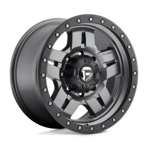 Fuel Offroad D558 ANZA Matte Gunmetal Black Bead Ring 17x8.5 -6 5x114.3mm 72.6mm - Wheelwiz
