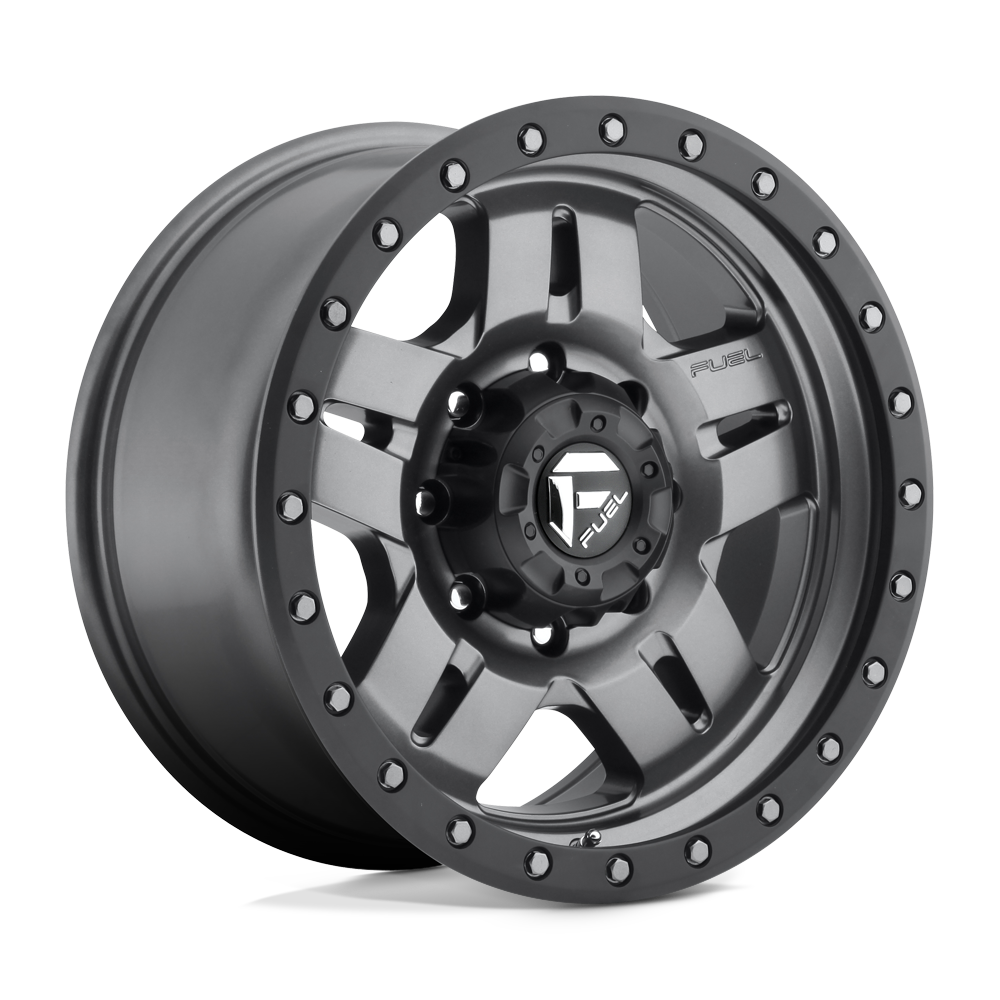 Fuel Offroad D558 ANZA Matte Gun Metal Black Bead Ring 18x9 +20 8x180mm 124.2mm - WheelWiz